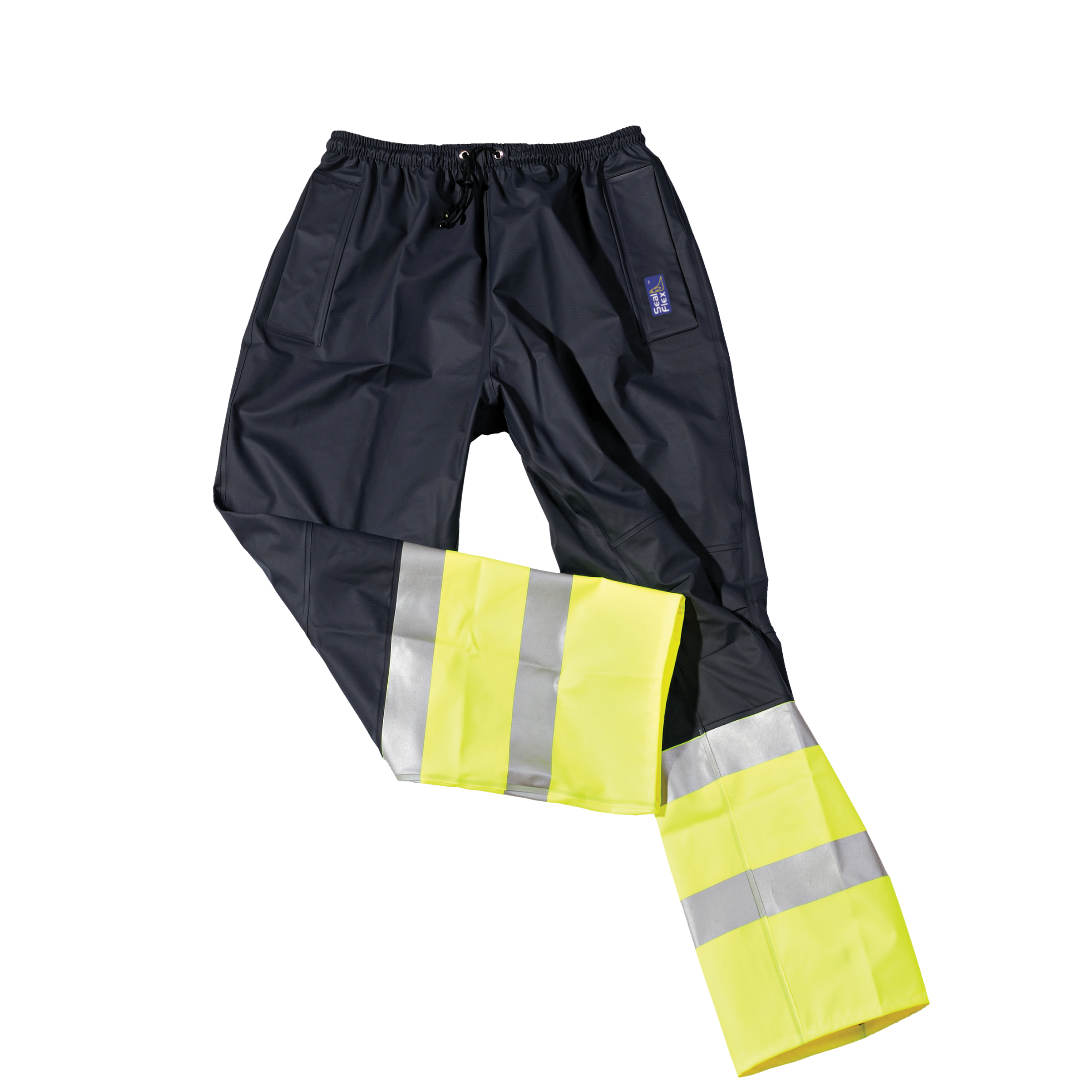 Seal Flex Hi Vis Yellow Blue Rain Pants image 0