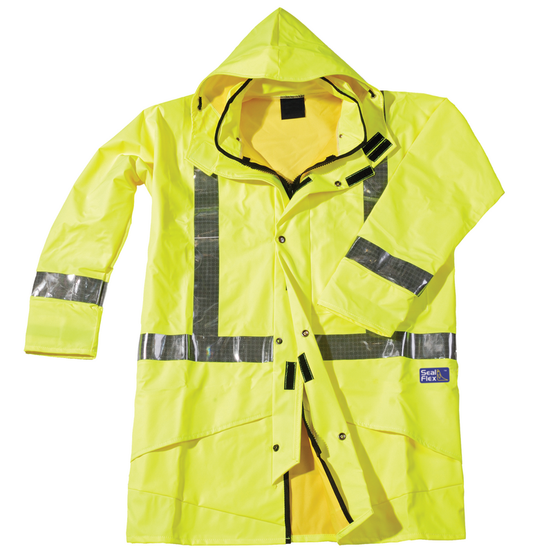 Seal Flex Hi Vis Yellow Rain Jacket image 1