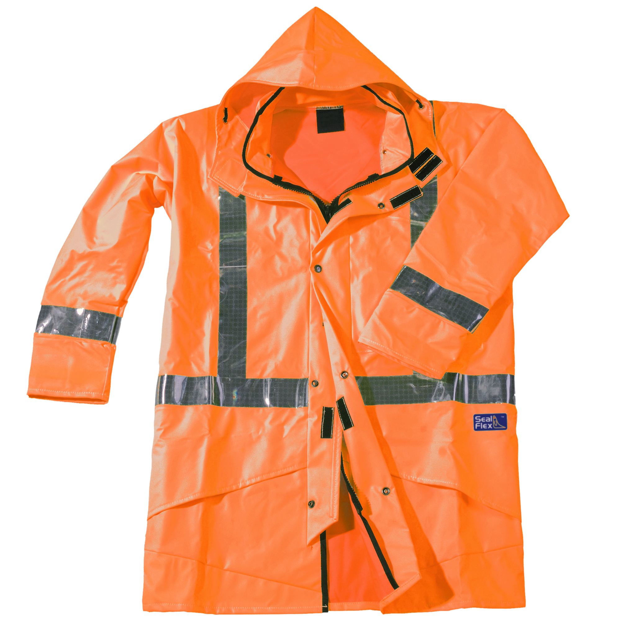 Seal Flex Hi Vis Orange Rain Jacket image 0