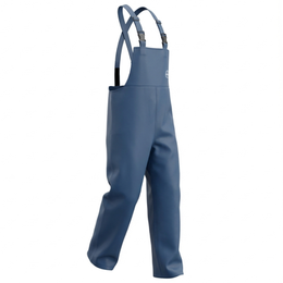 Harvester Blue Rain Bib & Brace