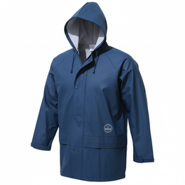 Harvester Blue Rain Jacket