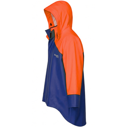 Mariner Heavy Duty Wet Weather Jacket Orange & Blue