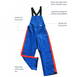Mariner Bib & Brace Orange/Blue