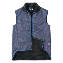 Seal Flex Blue Fleece Vest flat lay