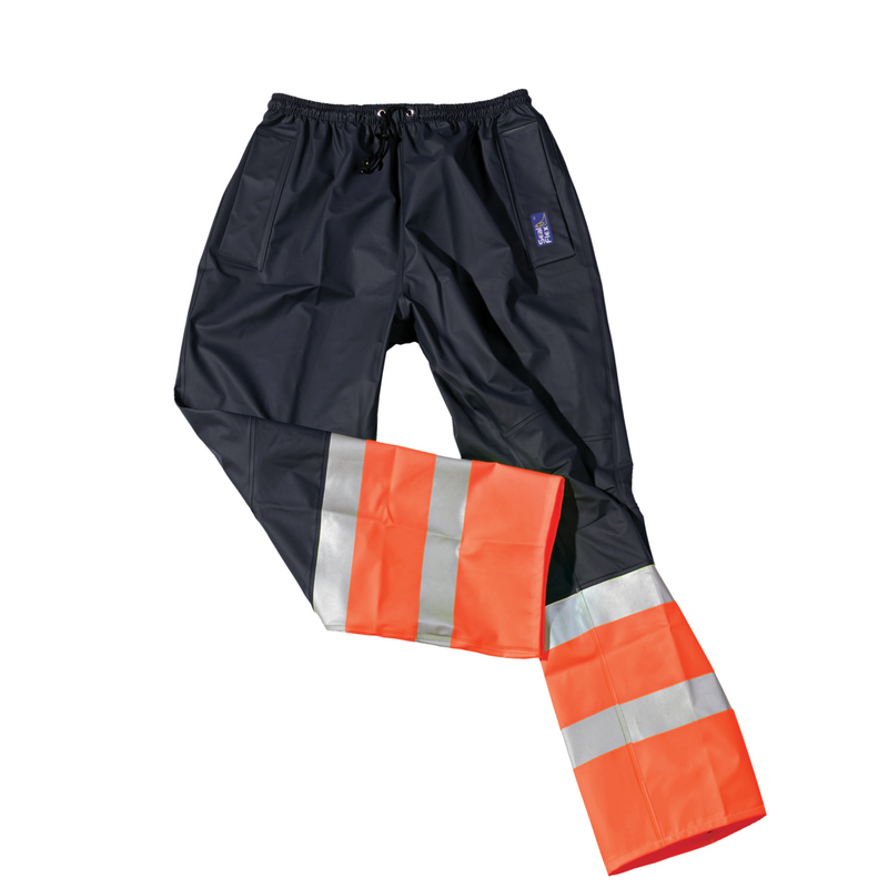 Seal Flex Hi Vis Orange Blue Rain Pants image 0