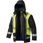 Seal Flex Hi Vis Yellow Blue Rain Jacket