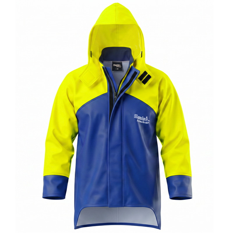 Mariner Heavy Duty Wet Weather Jacket Yellow/Blue