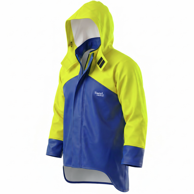 Mariner Heavy Duty Wet Weather Jacket Yellow/Blue