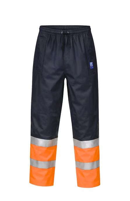 Seal Flex Hi Vis Orange Blue Rain Pants