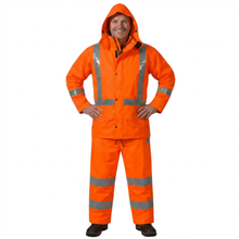 Seal Flex Hi Vis Orange Bib & Brace Overalls