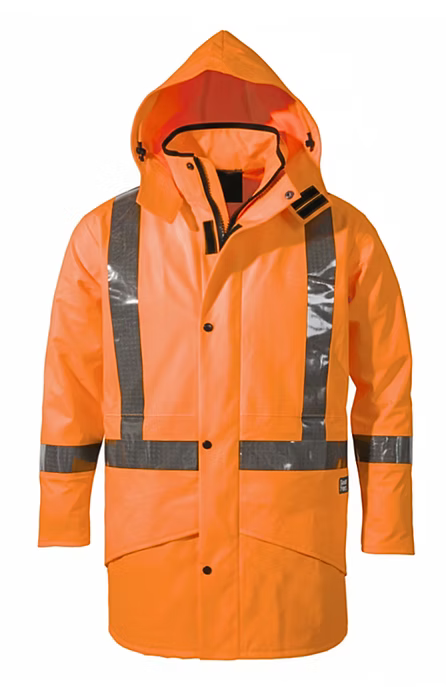 Seal Flex Hi Vis Orange Rain Jacket