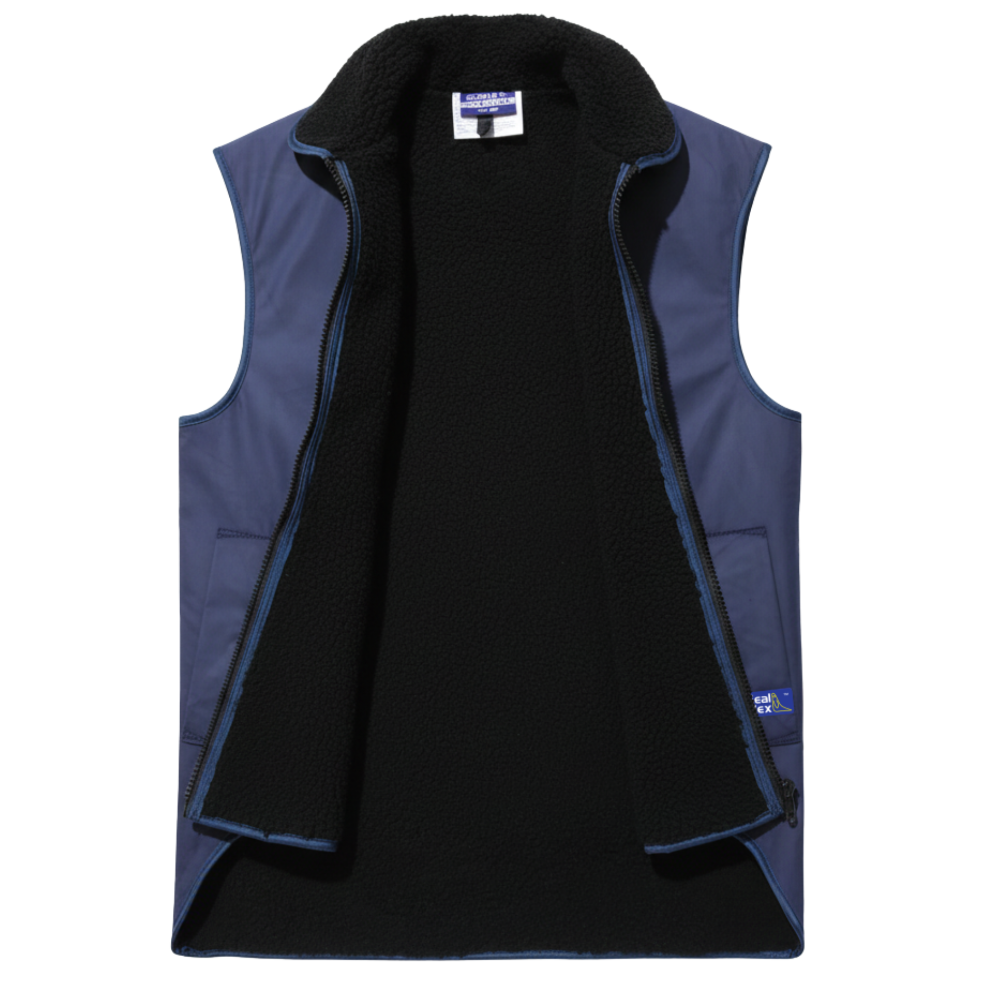 Seal Flex Blue Fleece Vest open