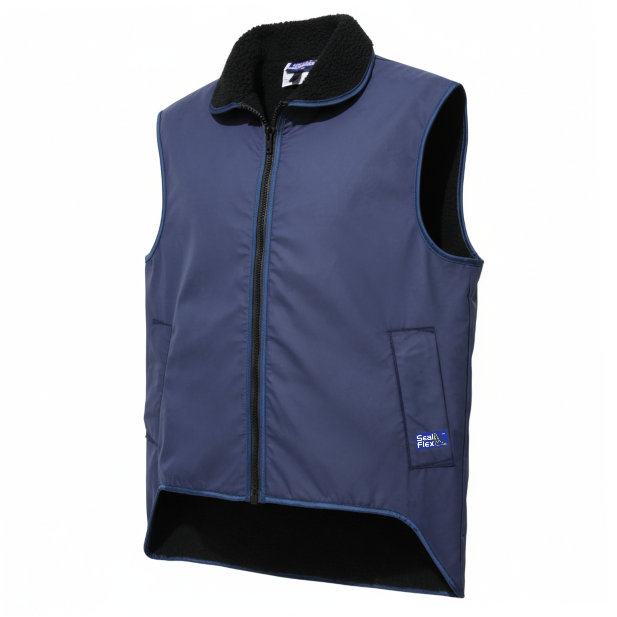 Seal Flex Blue Fleece Vest oblique left