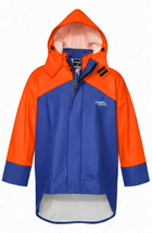 Mariner Heavy Duty Wet Weather Jacket Orange & Blue